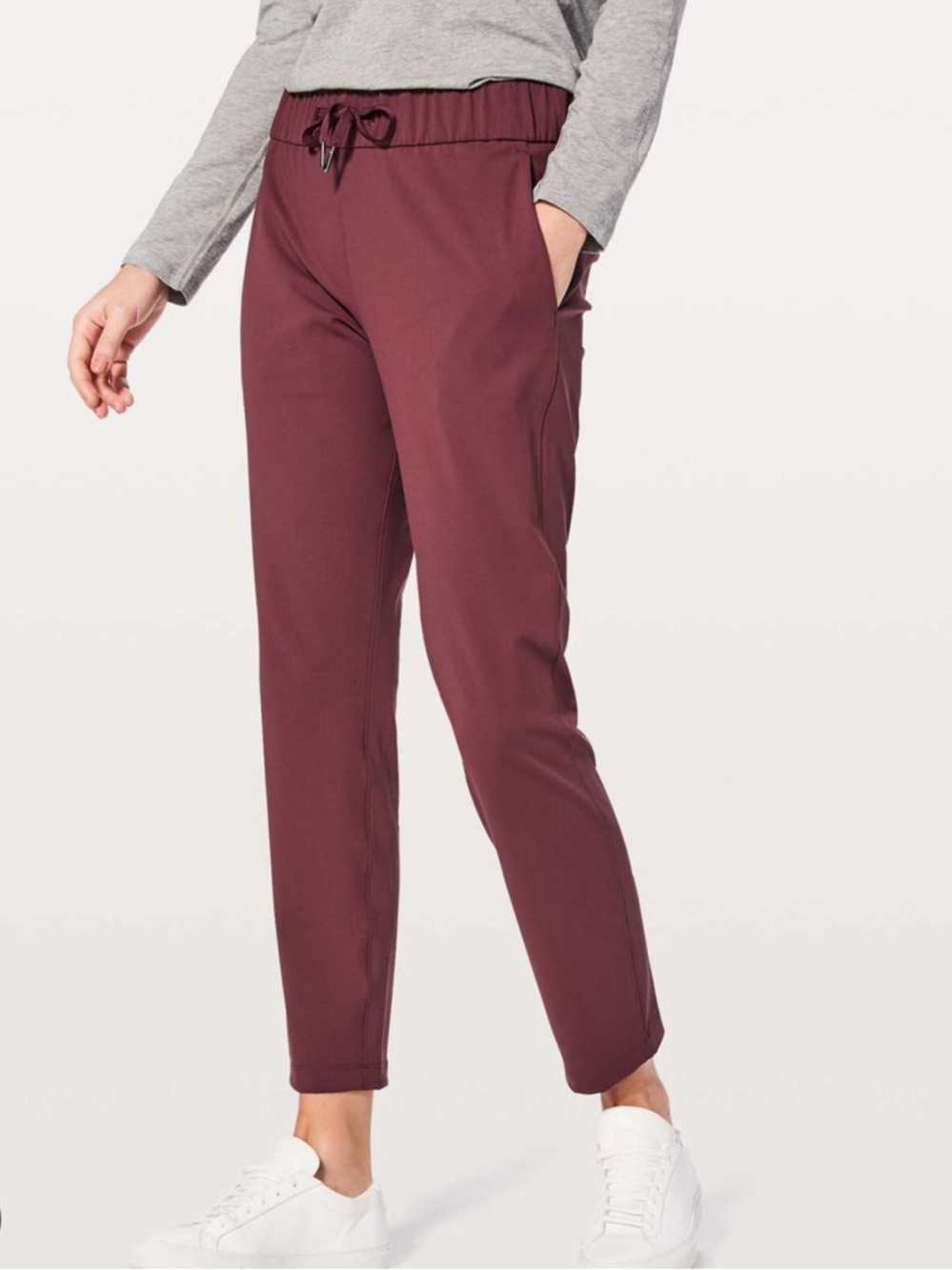 GUC Lululemon On The Fly 7/8 Pants size 8 in Redwood!